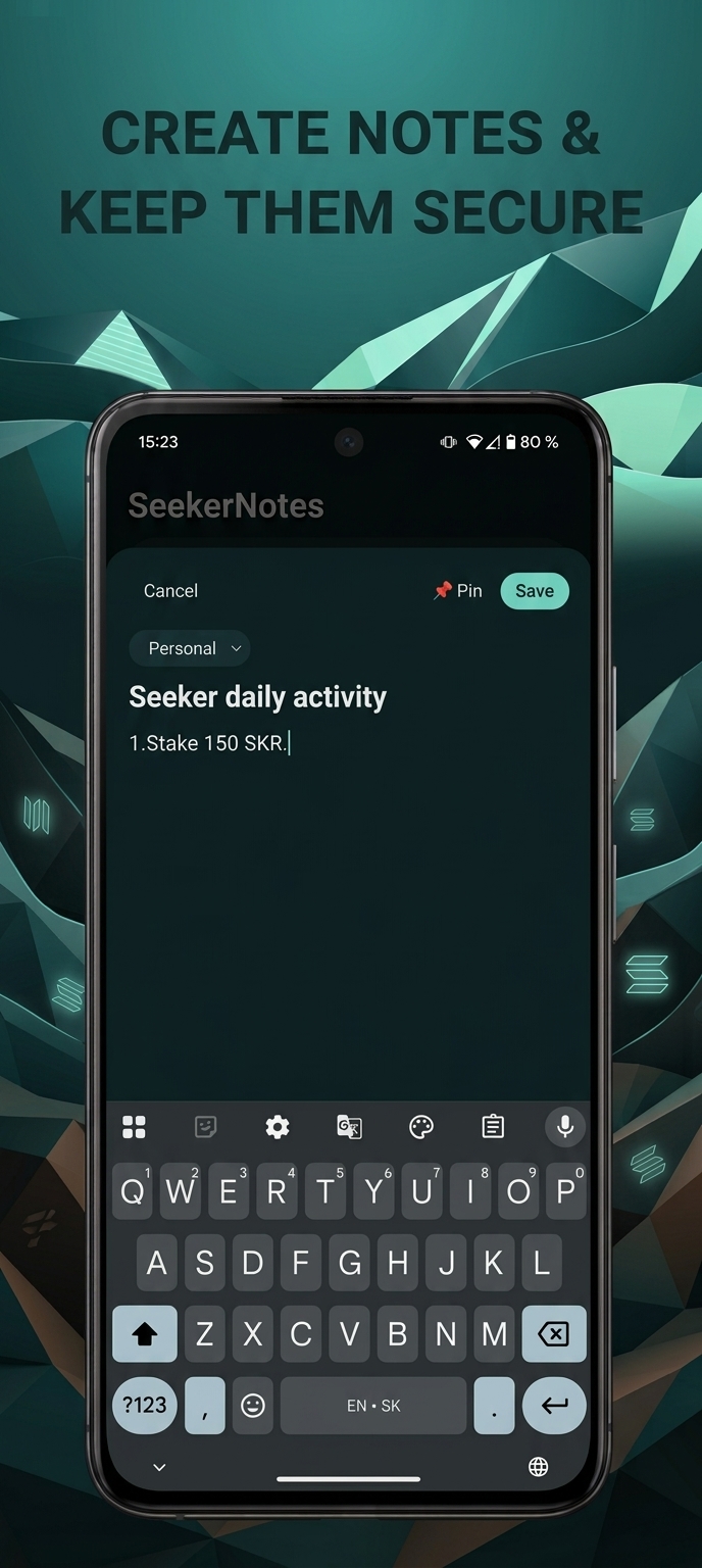 Seeker Notes Screenshot 2